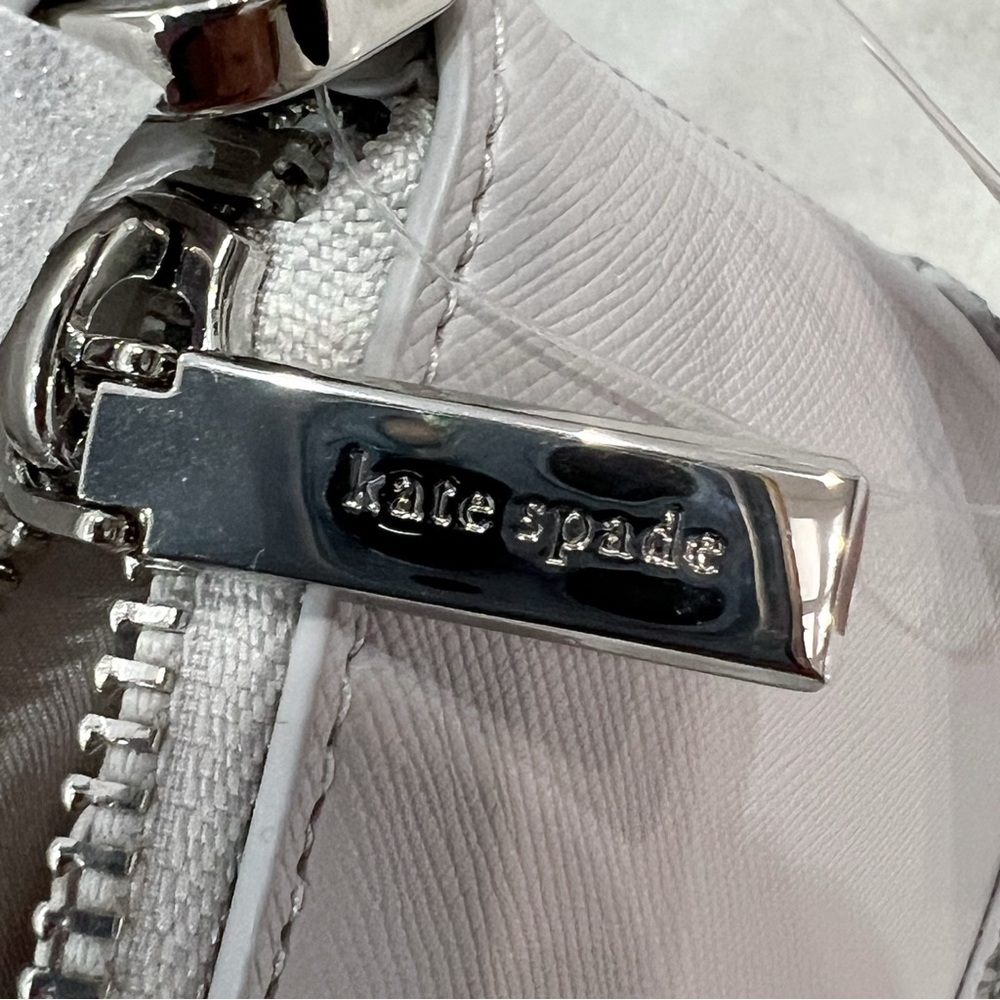 KATE SPADE Flash Glitter Fabric Mixed Mat Gray Crossbody Bag NWT - Picture 12 of 12